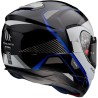 Casco Modulare MT Atom SV Opened B7 Bianco Blu ECE 22.05