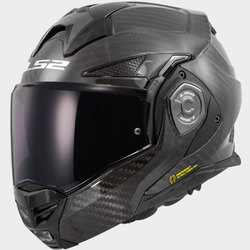 LS2 FF901 Advant X Carbon Gloss Casco Modulare ECE 22.06