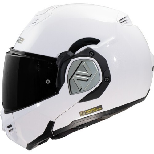 LS2 FF906 Advant White Gloss Casco Modulare ECE 22.06 P/J