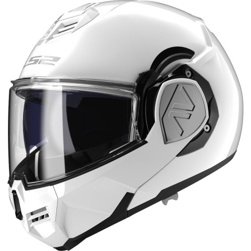 LS2 FF906 Advant White Gloss Casco Modulare ECE 22.06 P/J