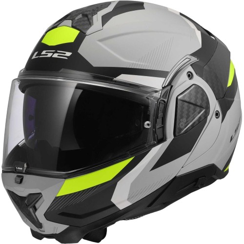 LS2 FF906 Advant White Gloss Casco Modulare ECE 22.06 P/J