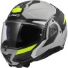 LS2 FF906 Advant White Gloss Casco Modulare ECE 22.06 P/J
