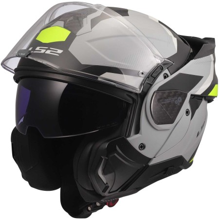 LS2 FF906 Advant White Gloss Casco Modulare ECE 22.06 P/J
