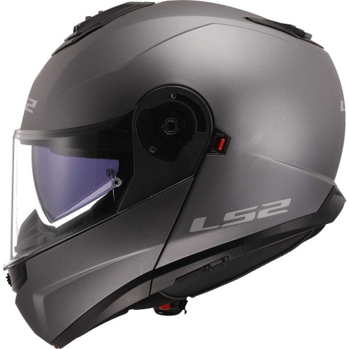 LS2 FF908 Strobe II Titanium Matt Casco Modulare ECE 22.06