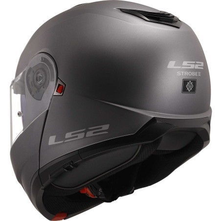 LS2 FF908 Strobe II Titanium Matt Casco Modulare ECE 22.06