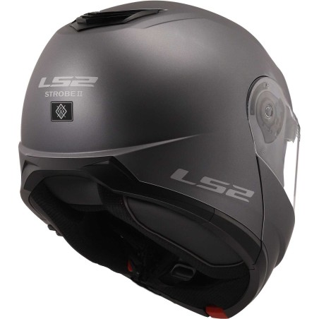 LS2 FF908 Strobe II Titanium Matt Casco Modulare ECE 22.06
