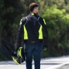 Giacca Moto LS2 Zoom Man Black Yellow Impermeabile