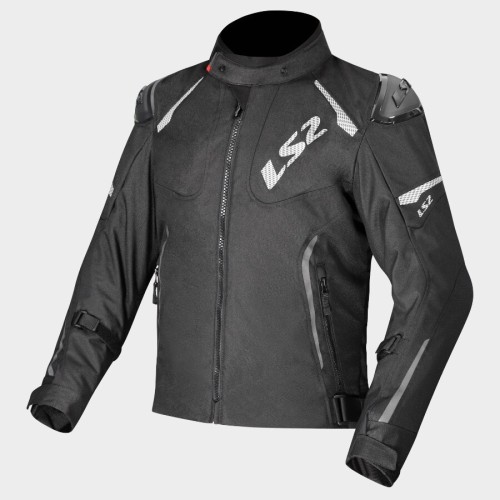 Giacca Moto LS2 Zoom Man Black Impermeabile