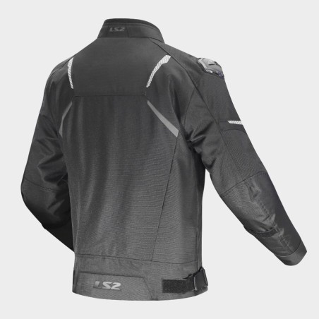 Giacca Moto LS2 Zoom Man Black Impermeabile