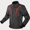 Giacca Moto LS2 Sepang Uomo Black Grey Red Impermeabile
