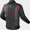 Giacca Moto LS2 Sepang Uomo Black Grey Red Impermeabile