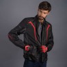 Giacca Moto LS2 Sepang Uomo Black Grey Red Impermeabile