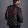 Giacca Moto LS2 Sepang Uomo Black Grey Red Impermeabile