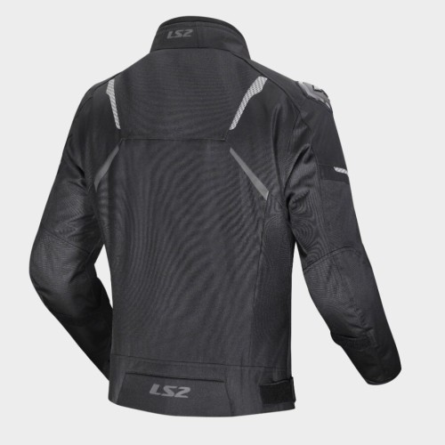 Giacca Moto Donna LS2 Zoom Black Impermeabile Touring
