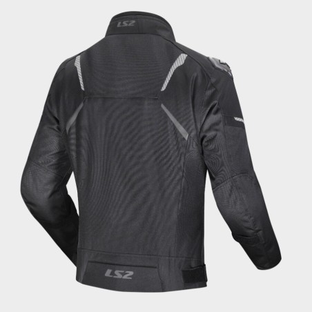 Giacca Moto Donna LS2 Zoom Black Impermeabile Touring