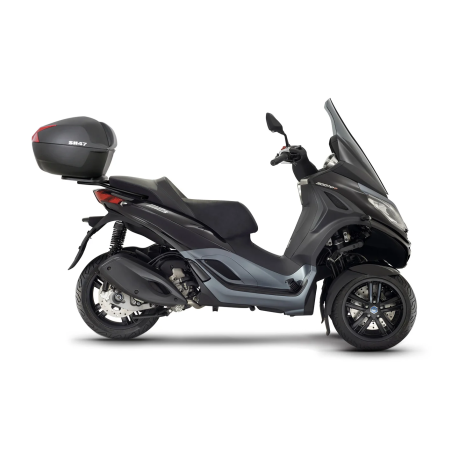 SHAD SH47 Bauletto Moto Scooter 47L Nero Rosso D0B47206