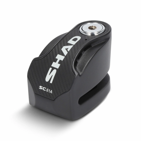 SHAD SC61A Bloccadisco Moto Nero Allarme 120 dB 6 mm