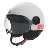 Casco Jet MOMO Design FGTR Classic Arctic White Poppy