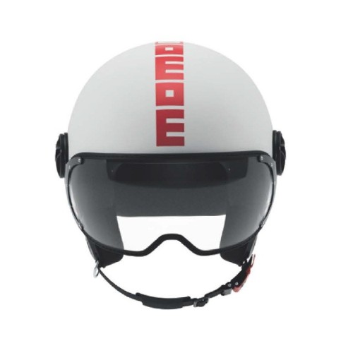 Casco Jet MOMO Design FGTR Classic Arctic White Poppy