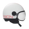 Casco Jet MOMO Design FGTR Classic Arctic White Poppy
