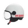 Casco Jet MOMO Design FGTR Classic Arctic White Poppy