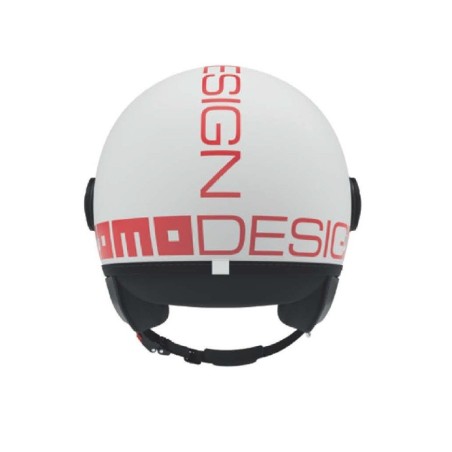 Casco Jet MOMO Design FGTR Classic Arctic White Poppy