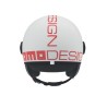 Casco Jet MOMO Design FGTR Classic Arctic White Poppy