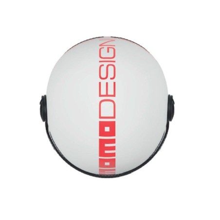 Casco Jet MOMO Design FGTR Classic Arctic White Poppy