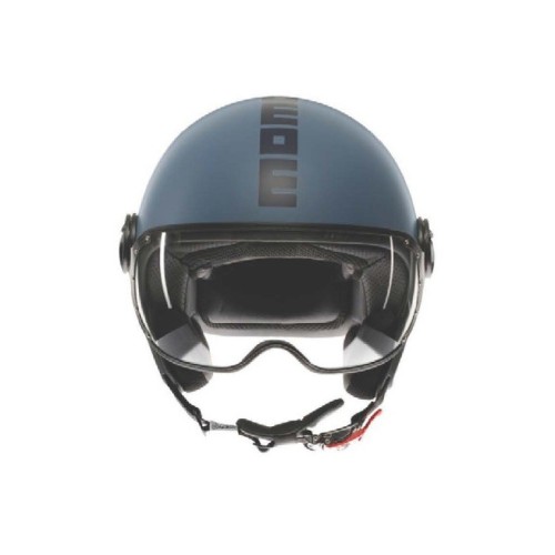 Casco Jet MOMO Design FGTR Classic Matt Dusty Blue / Blue