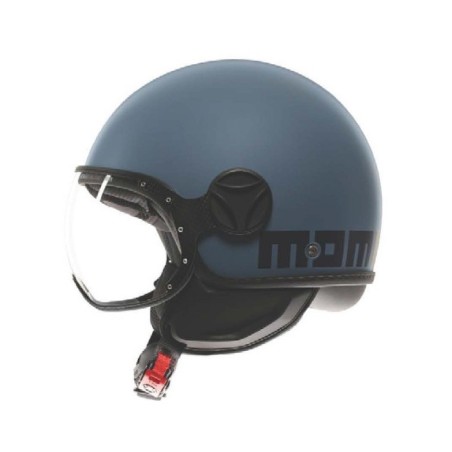 Casco Jet MOMO Design FGTR Classic Matt Dusty Blue / Blue
