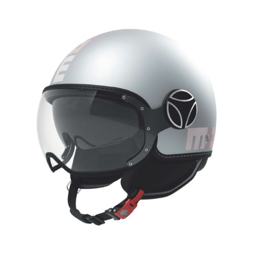 Casco Jet MOMO Design FGTR EVO Gradial Ice Grey Pink