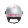 Casco Jet MOMO Design FGTR EVO Gradial Ice Grey Pink