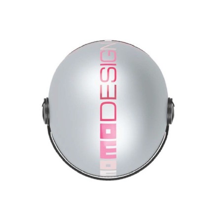 Casco Jet MOMO Design FGTR EVO Gradial Ice Grey Pink