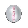 Casco Jet MOMO Design FGTR EVO Gradial Ice Grey Pink