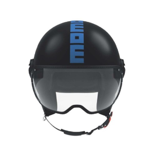 Casco Jet MOMO Design FGTR Classic Twofold Black Blue Red