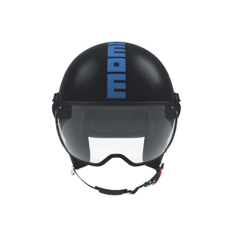 Casco Jet MOMO Design FGTR Classic Twofold Black Blue Red