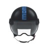 Casco Jet MOMO Design FGTR Classic Twofold Black Blue Red