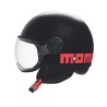 Casco Jet MOMO Design FGTR Classic Twofold Black Blue Red