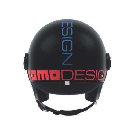 Casco Jet MOMO Design FGTR Classic Twofold Black Blue Red