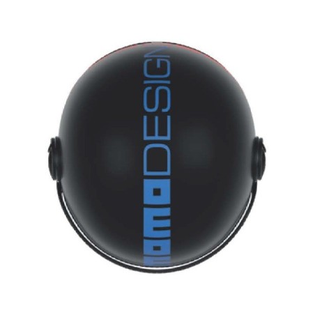 Casco Jet MOMO Design FGTR Classic Twofold Black Blue Red