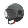 Casco Jet MOMO Design FGTR Classic Twofold Fog Green