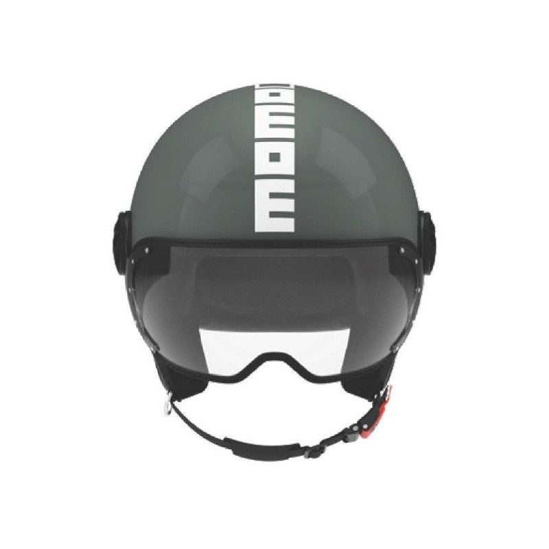 Casco Jet MOMO Design FGTR Classic Twofold Fog Green