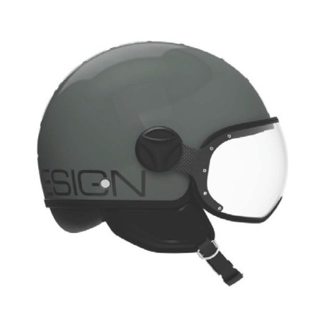 Casco Jet MOMO Design FGTR Classic Twofold Fog Green