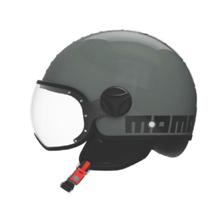 Casco Jet MOMO Design FGTR Classic Twofold Fog Green