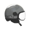 Casco Jet MOMO Design FGTR Classic Twofold Grey Yellow Stone
