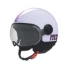 Casco Jet MOMO Design FGTR Classic Flip Deep Plume Berry