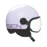 Casco Jet MOMO Design FGTR Classic Flip Deep Plume Berry