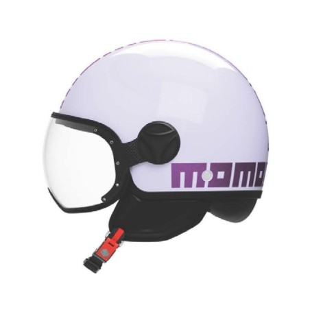 Casco Jet MOMO Design FGTR Classic Flip Deep Plume Berry