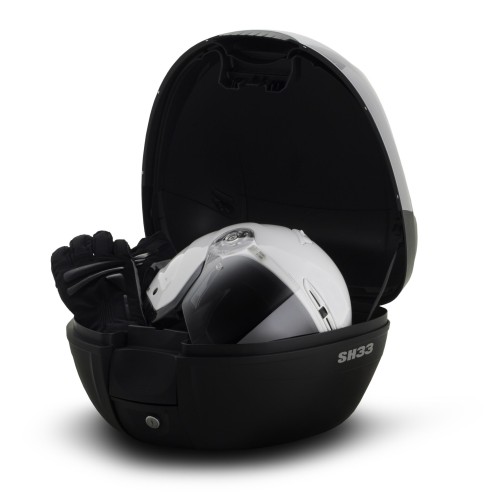 SHAD SH33 Bauletto Moto Scooter Nero 33L con Piastra